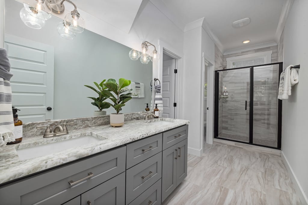 Interior of a Modern Bathroom
